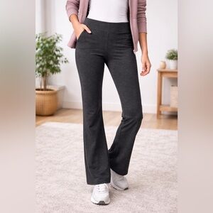 Simply Vera Vera Wang Women’s Stretch Pants – Charcoal Gray – Size Large – GUC